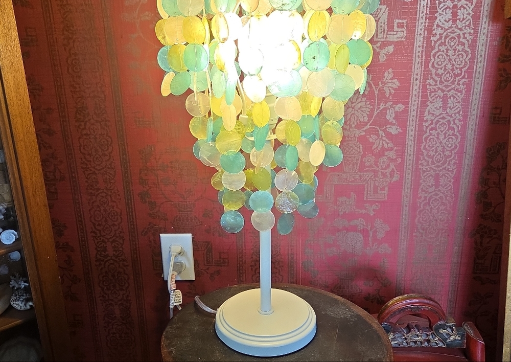 Capiz Shell Bedside Lamp